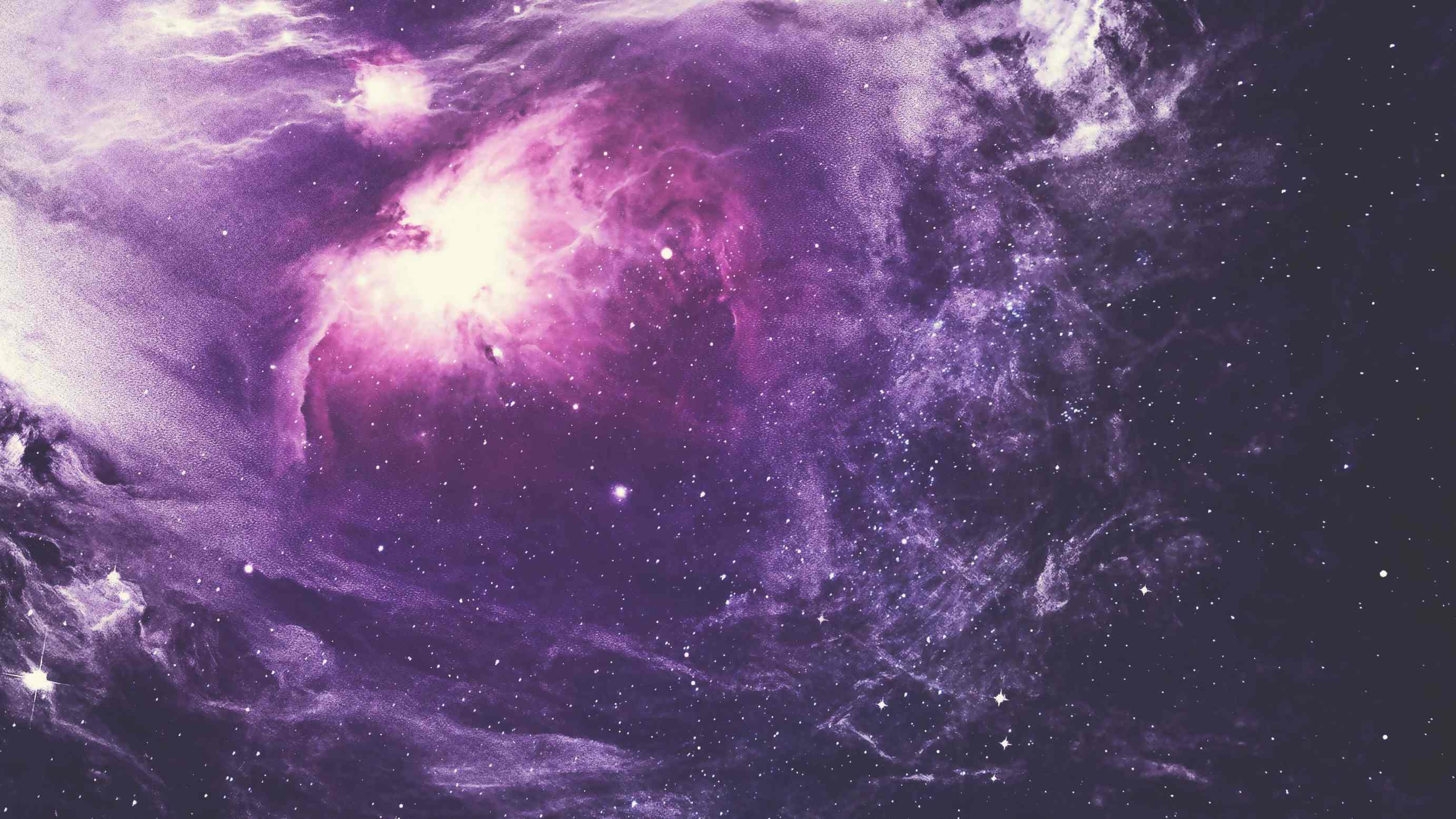 唯美紫色奇幻星云背景
