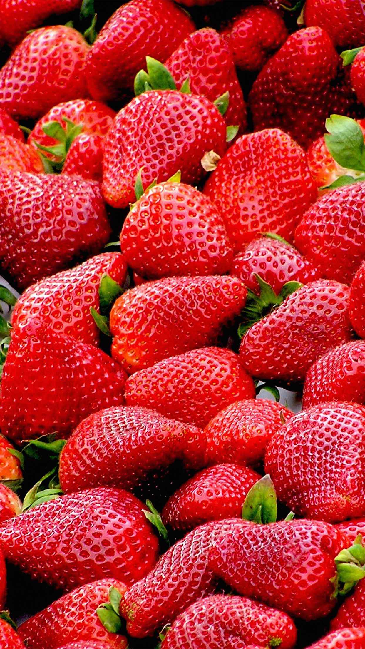 红色水果草莓高清手机壁纸