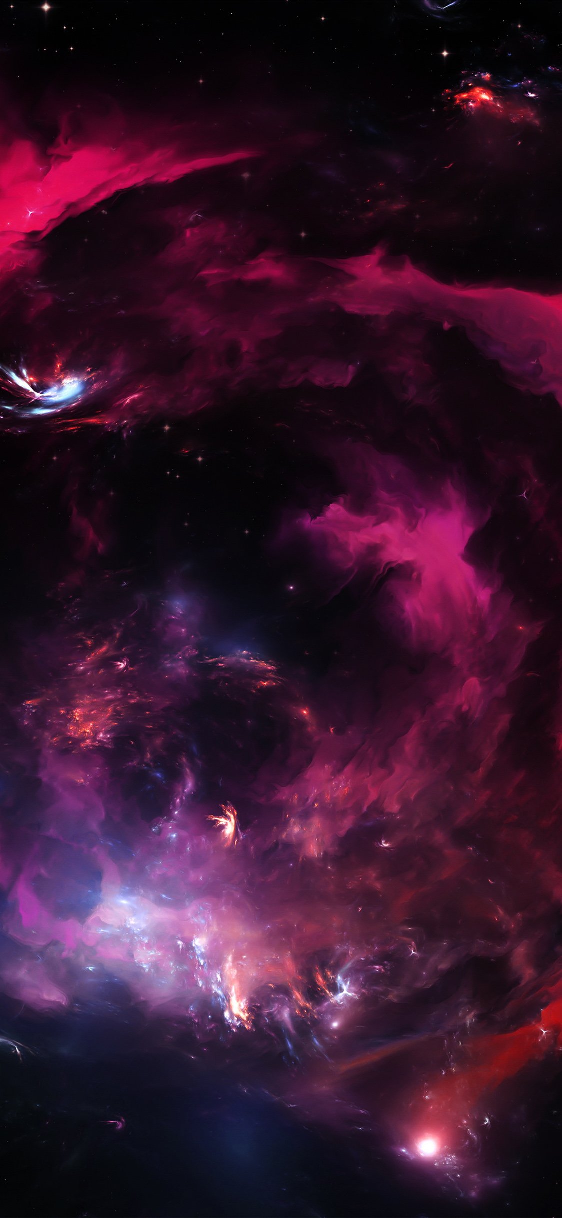 深色璀璨的宇宙星辰手机壁纸图片