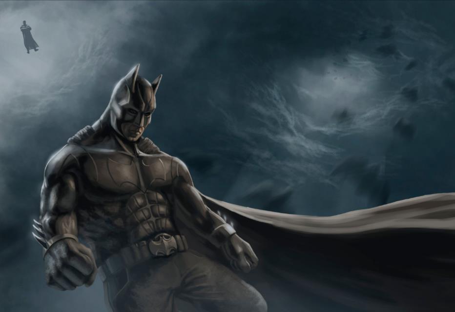 蝙蝠侠黑暗骑士粉丝作品 6K壁纸