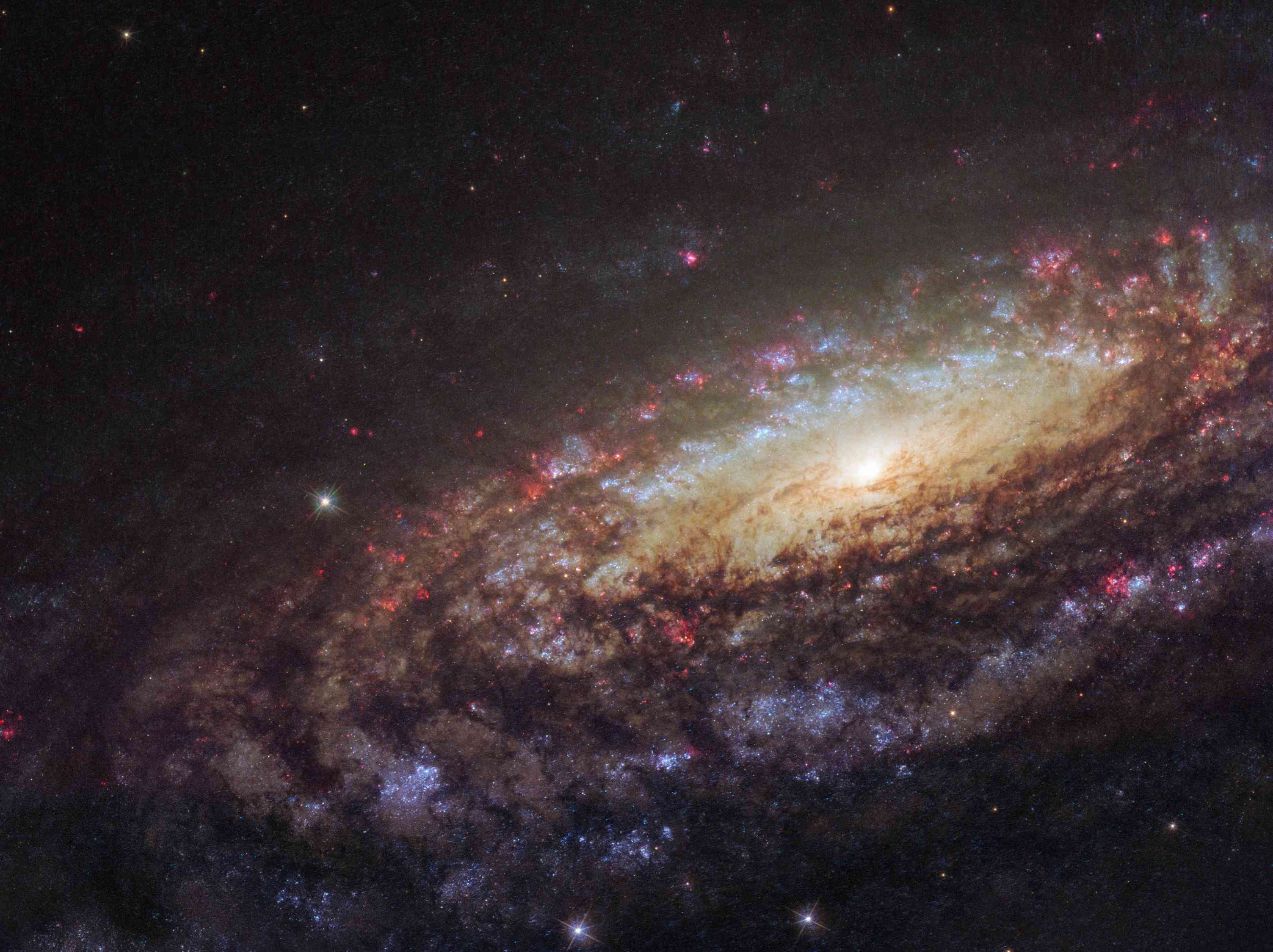 宇宙中的银河系恒星壁纸